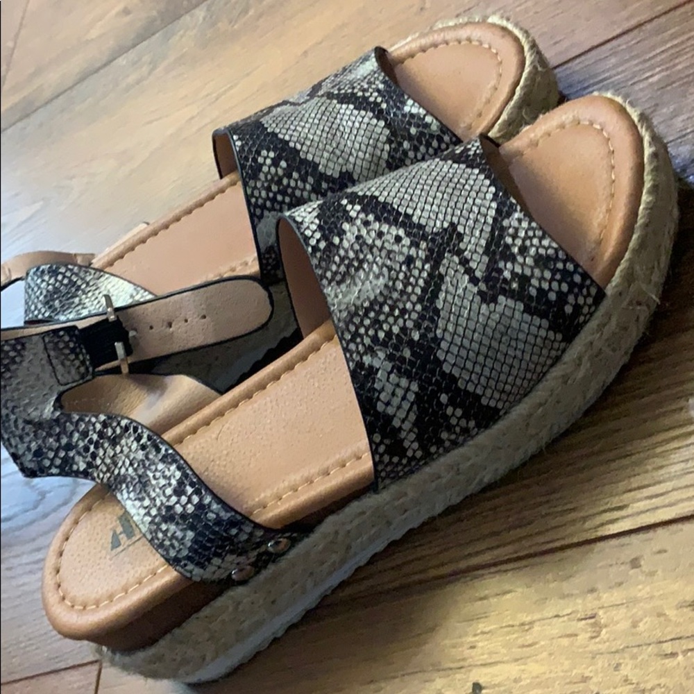 Snakeskin Sandals - Picture 2 of 2